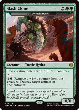 Slash Clone - Steelbane Hydra (TMC-052) - Commander: Teenage Mutant Ninja Turtles、Wizards of the Coast、kayou
