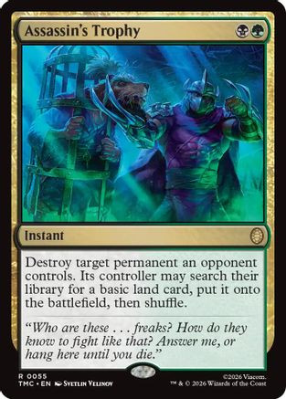 Commander's Plate (Borderless) (TMC-135) - Commander: Teenage