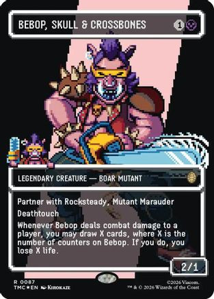 Commander's Plate (Borderless) (TMC-135) - Commander: Teenage