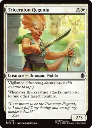 Triceraton Regenta (TMC-105) - Commander: Teenage Mutant Ninja Turtles、Wizards of the Coast、kayou