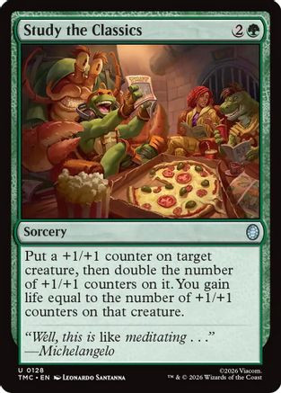 Study the Classics (TMC-128) - Commander: Teenage Mutant Ninja Turtles、Wizards of the Coast、kayou