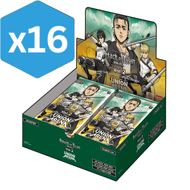 Union Arena TCG: Attack on Titan Vol.2 UEX07BT - Booster Box (Sealed Case of 16)、Bandai、kayou