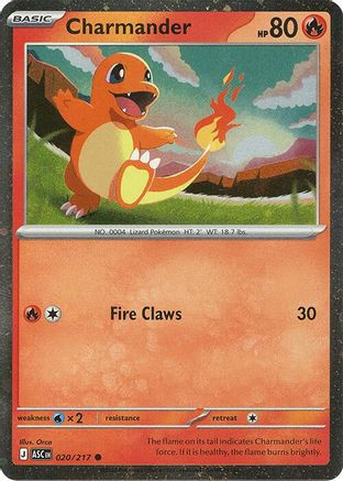 Charmander - 020/217 (Cosmos Holo) 20 - Miscellaneous Cards Products Holofoil、The Pokémon Company、kayou