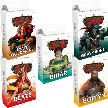 Flesh & Blood TCG: Silver Age - Chapter 3 - Precon Decks (Set of 5