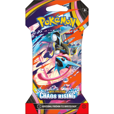 Pokemon: Mega Evolution - Chaos Rising - Sleeved Booster Pack - Game Nerdz