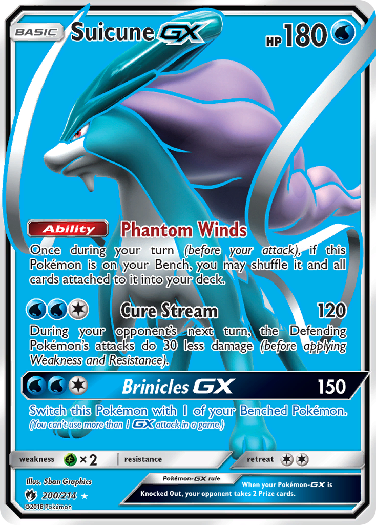 suicune pokemon card value Trading Game Lost Thunder Ultra Rare Holo GX #60 Basic Pokemon Suicune (53/53) - WoTC Promo