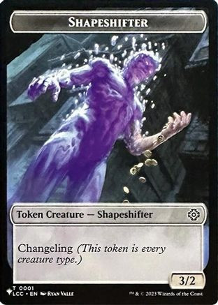 Shapeshifter // Cat Double-Sided Token (LIST-1 // 11) - Secret Lair Drop Series、Wizards of the Coast、kayou