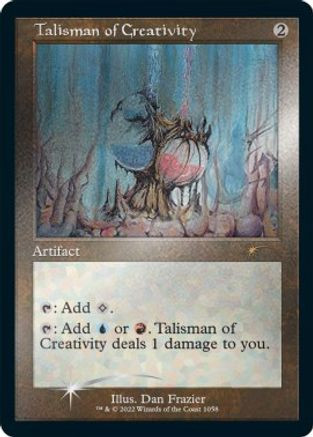Talisman of Creativity (Retro Frame) (Foil Etched) (SLD-1058) - Secret Lair Drop Series Foil、Wizards of the Coast、kayou