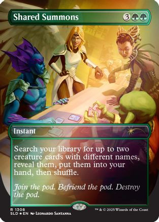 Shared Summons (Rainbow Foil) (SLD-1308) - Secret Lair Drop Series Foil、Wizards of the Coast、kayou