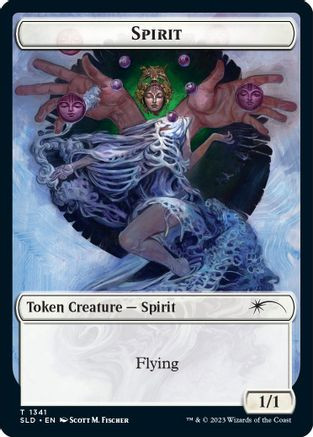 Spirit (SLD) // Angel Double-sided Token (SLD-1341 // 001) - Secret Lair Drop Series、Wizards of the Coast、kayou