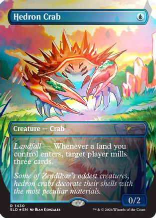 Hedron Crab (Rainbow Foil) (SLD-1430) - Secret Lair Drop Series Foil、Wizards of the Coast、kayou