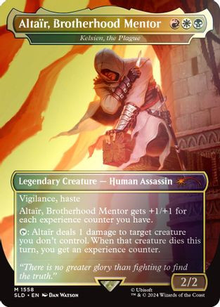 Altair, Brotherhood Mentor - Kelsien, the Plague (Rainbow Foil) (SLD-1558) - Secret Lair Drop Series Foil、Wizards of the Coast、kayou