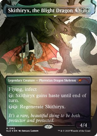 Skithiryx, the Blight Dragon (Rainbow Foil) (SLD-1562) - Secret Lair Drop Series Foil、Wizards of the Coast、kayou