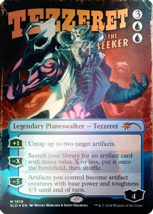 Tezzeret the Seeker (1619) (Rainbow Foil) (SLD-1619) - Secret Lair Drop Series Foil、Wizards of the Coast、kayou