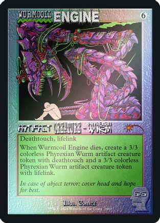 Wurmcoil Engine (Rainbow Foil) (SLD-1661) - Secret Lair Drop Series Foil、Wizards of the Coast、kayou