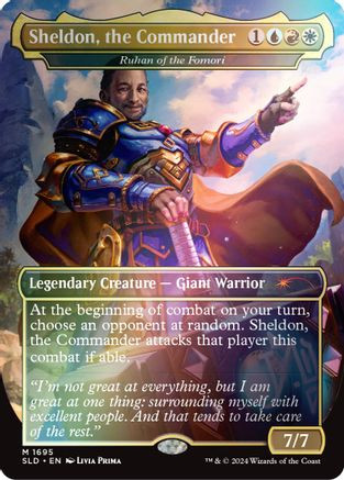 Sheldon, the Commander - Ruhan of the Fomori (Rainbow Foil) (SLD-1695) - Secret Lair Drop Series Foil、Wizards of the Coast、kayou