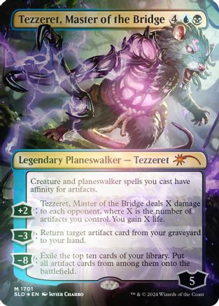 Tezzeret, Master of the Bridge (Rainbow Foil) (SLD-1701) - Secret Lair Drop Series Foil、Wizards of the Coast、kayou