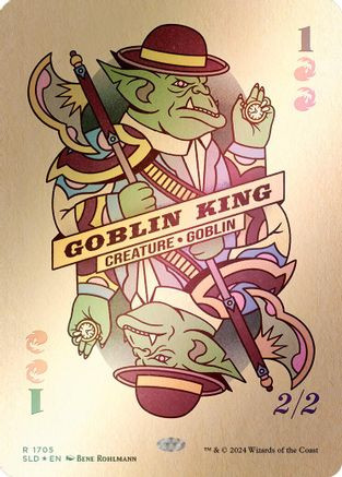 Goblin King (1705) (Rainbow Foil) (SLD-1705) - Secret Lair Drop Series Foil、Wizards of the Coast、kayou
