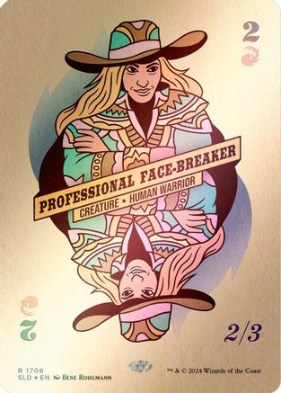 Professional Face-Breaker (Rainbow Foil) (SLD-1706) - Secret Lair Drop Series Foil、Wizards of the Coast、kayou