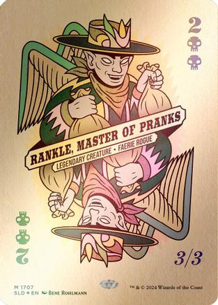 Rankle, Master of Pranks (Rainbow Foil) (SLD-1707) - Secret Lair Drop Series Foil、Wizards of the Coast、kayou
