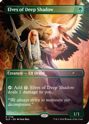 Elves of Deep Shadow (Rainbow Foil) (SLD-1710) - Secret Lair Drop Series Foil、Wizards of the Coast、kayou