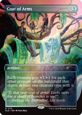 Coat of Arms (Rainbow Foil) (SLD-1712) - Secret Lair Drop Series Foil、Wizards of the Coast、kayou