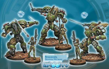 Infinity Army – Anaconda Pro – Miniatures Peintes – Corvus Belli – Wargames