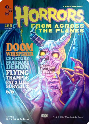 Doom Whisperer (Rainbow Foil) (SLD-1763) - Secret Lair Drop Series Foil、Wizards of the Coast、kayou
