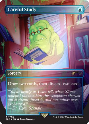 Careful Study (Rainbow Foil) (SLD-1768) - Secret Lair Drop Series Foil、Wizards of the Coast、kayou