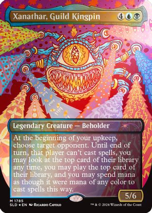 Xanathar, Guild Kingpin (Rainbow Foil) (SLD-1785) - Secret Lair Drop Series Foil、Wizards of the Coast、kayou