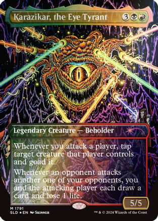 Karazikar, the Eye Tyrant (Rainbow Foil) (SLD-1791) - Secret Lair Drop Series Foil、Wizards of the Coast、kayou