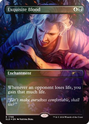 Exquisite Blood (Rainbow Foil) (SLD-1798) - Secret Lair Drop Series Foil、Wizards of the Coast、kayou