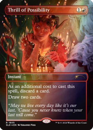 Thrill of Possibility (Rainbow Foil) (SLD-1805) - Secret Lair Drop Series Foil、Wizards of the Coast、kayou