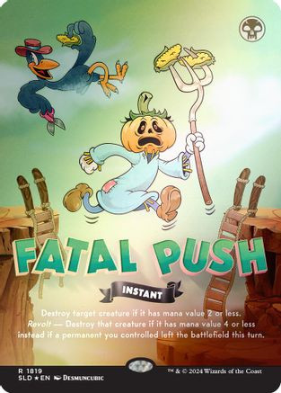Fatal Push (1819) (Rainbow Foil) (SLD-1819) - Secret Lair Drop Series Foil、Wizards of the Coast、kayou