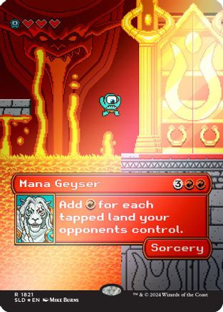 Mana Geyser (Rainbow Foil) (SLD-1821) - Secret Lair Drop Series Foil、Wizards of the Coast、kayou