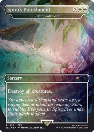 Spira's Punishment - Day of Judgment (Rainbow Foil) (SLD-1858) - Secret Lair Drop Series Foil、Wizards of the Coast、kayou