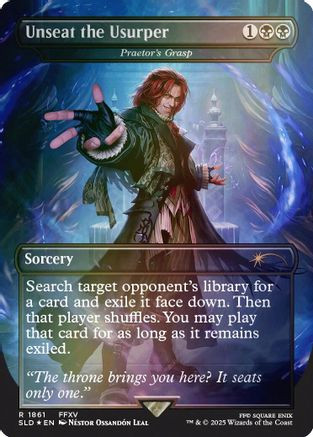 Unseat the Usurper - Praetor's Grasp (Rainbow Foil) (SLD-1861) - Secret Lair Drop Series Foil、Wizards of the Coast、kayou