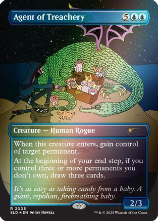 Agent of Treachery (Rainbow Foil) (SLD-2005) - Secret Lair Drop Series Foil、Wizards of the Coast、kayou