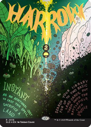 Harrow (Rainbow Foil) (SLD-2016) - Secret Lair Drop Series Foil、Wizards of the Coast、kayou