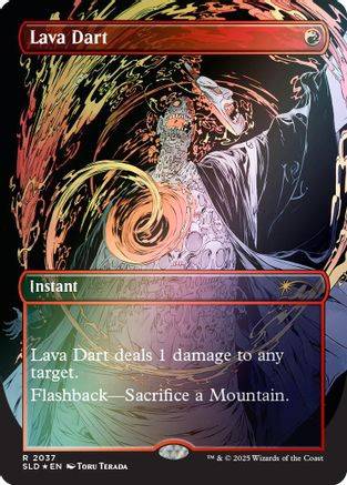 Lava Dart (Rainbow Foil) (SLD-2037) - Secret Lair Drop Series Foil、Wizards of the Coast、kayou