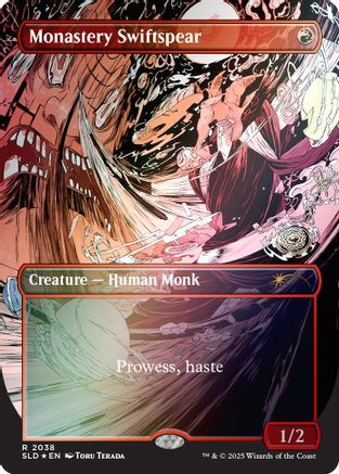 Monastery Swiftspear (2038) (Rainbow Foil) (SLD-2038) - Secret Lair Drop Series Foil、Wizards of the Coast、kayou