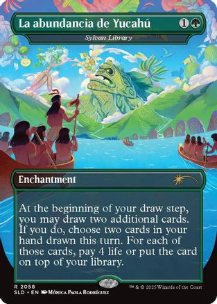 La abundancia de Yucahú - Sylvan Library (SLD-2058) - Secret Lair Drop Series、Wizards of the Coast、kayou