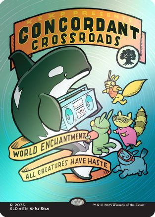 Concordant Crossroads (2073) (Rainbow Foil) (SLD-2073) - Secret Lair Drop Series Foil、Wizards of the Coast、kayou
