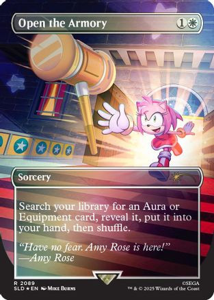 Open the Armory (2089) (Rainbow Foil) (SLD-2089) - Secret Lair Drop Series Foil、Wizards of the Coast、kayou