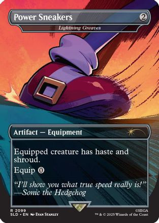Power Sneakers - Lightning Greaves (SLD-2099) - Secret Lair Drop Series、Wizards of the Coast、kayou