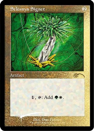 Selesnya Signet (Foil Etched) (SLD-290) - Secret Lair Drop Series Foil、Wizards of the Coast、kayou
