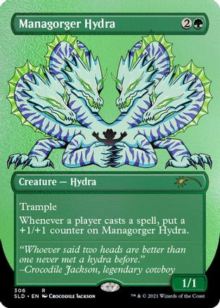 Managorger Hydra (Foil Etched) (SLD-306) - Secret Lair Drop Series Foil、Wizards of the Coast、kayou
