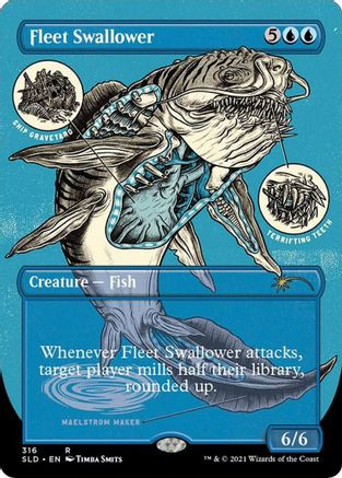 Fleet Swallower (Foil Etched) (SLD-316) - Secret Lair Drop Series Foil、Wizards of the Coast、kayou