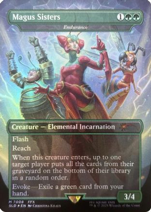 Magus Sisters - Endurance (Rainbow Foil) (SLD-7008) - Secret Lair Drop Series Foil、Wizards of the Coast、kayou