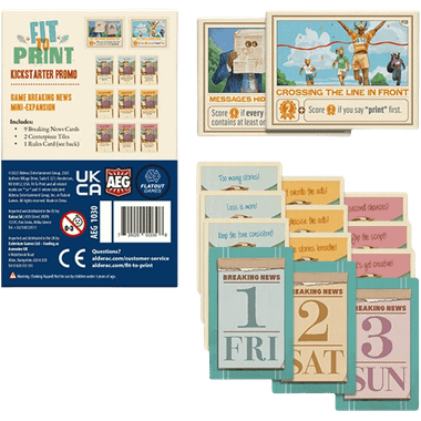 Fit to Print: Game Breaking News Mini-Expansion - Kickstarter Promo (Add to cart to see price)、Alderac Entertainment Group、kayou
